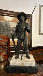 Escultura em Bronze de Soldado/Bandeirante